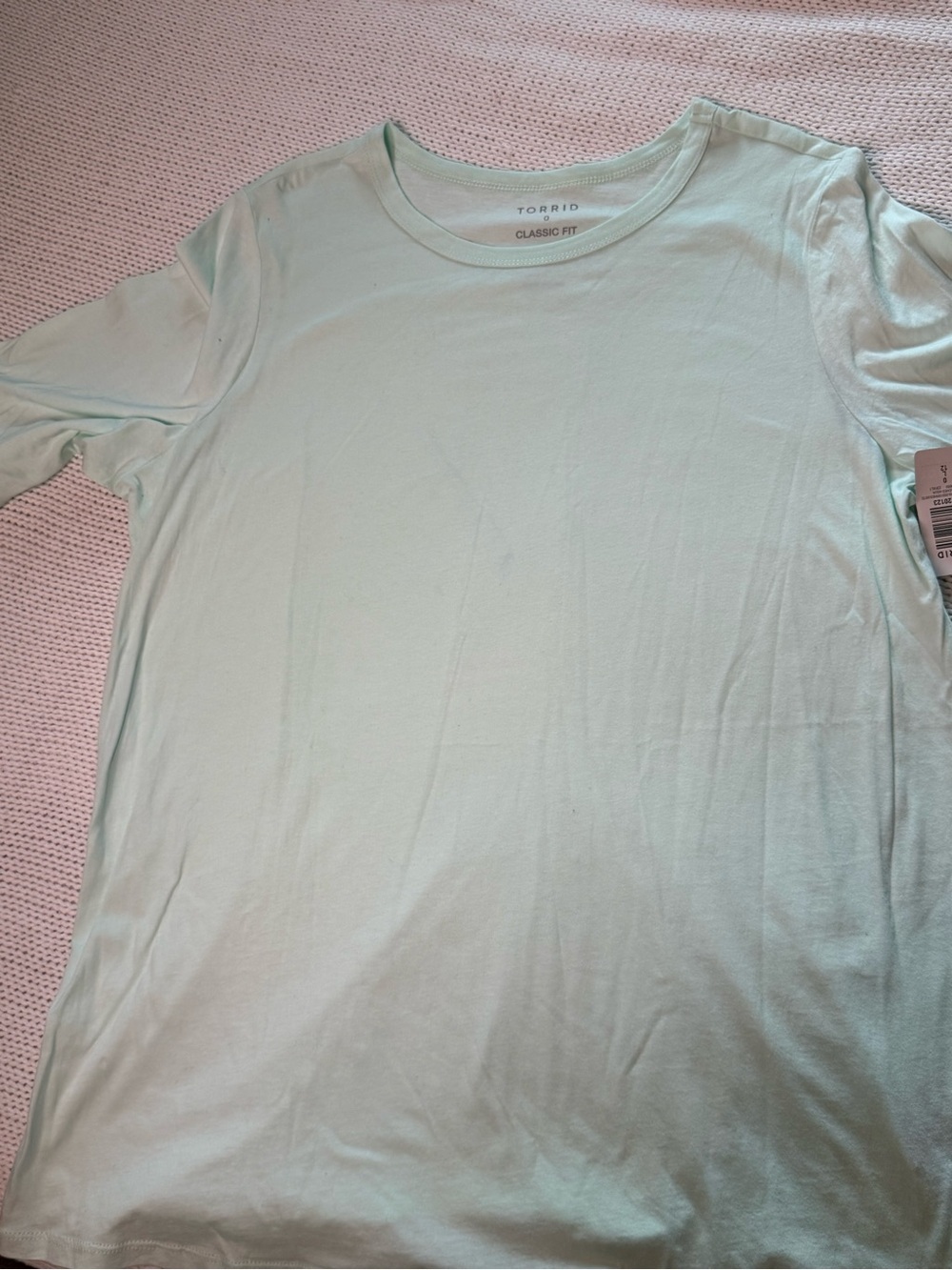 torrid NWT 100% cotton Short Sleeve Crew Neck Tee - Mint Green